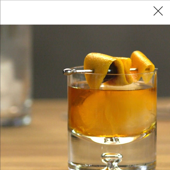 Set of 4 Directional Double 9 oz glasses set of 4 - Picture 5 of 8